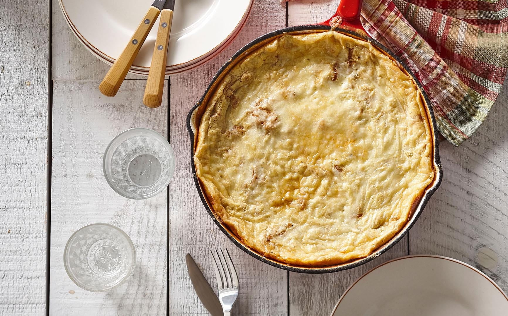 French Onion Soup Frittata - Cuisine Adventures