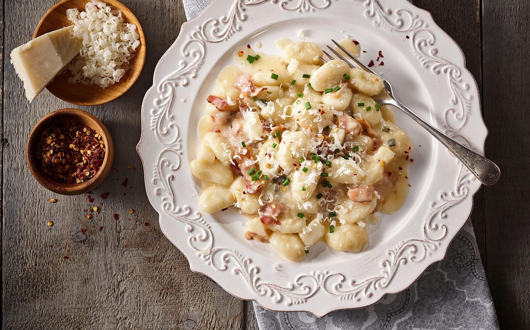 Gnocchi with Loaded Potato Soup - Cuisine Adventures