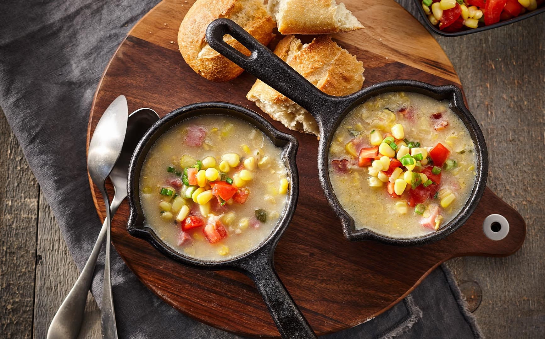 Creamy Corn Chowder - Cuisine Adventures