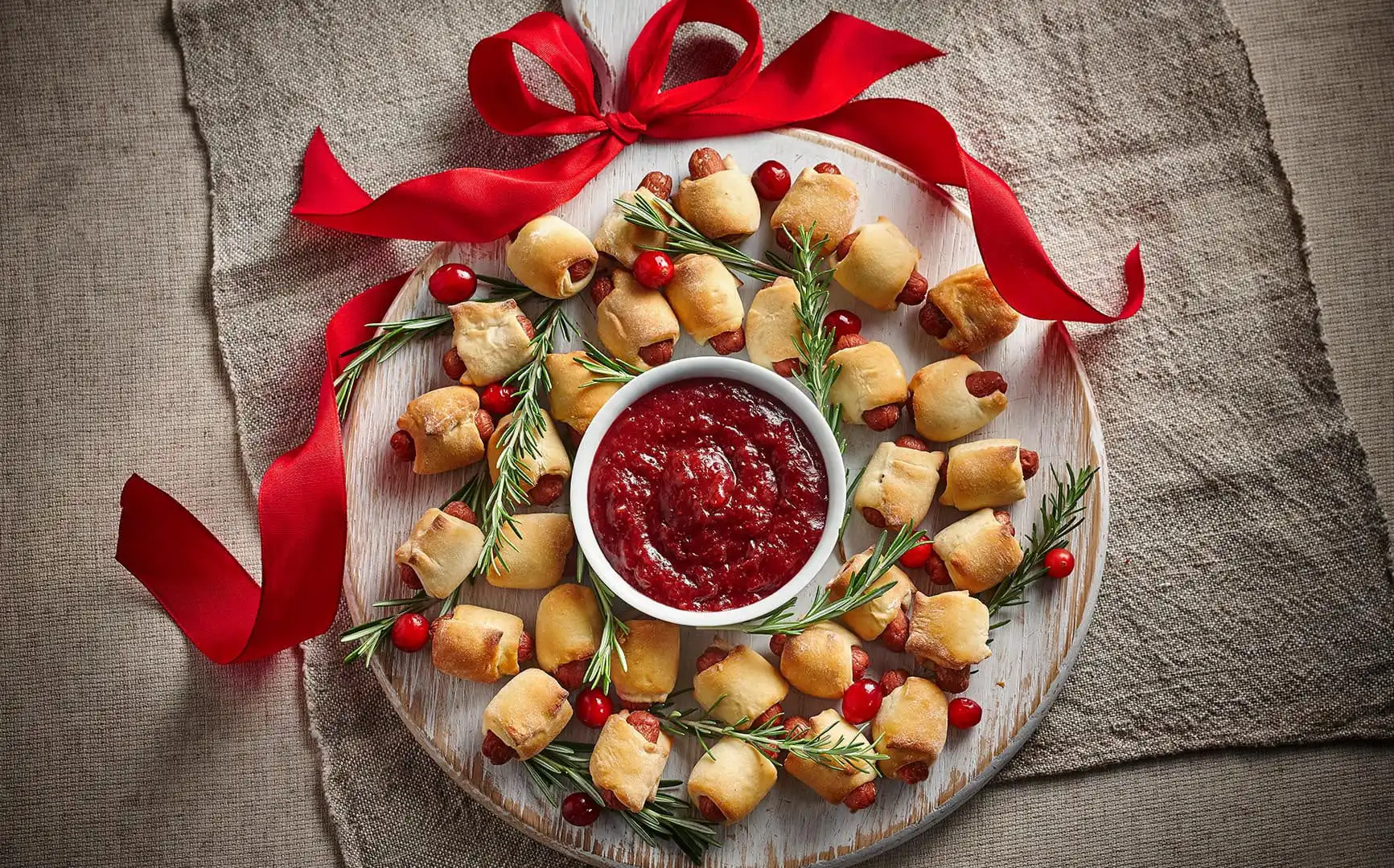 Mini Sausages with Cranberry Sauce - Cuisine Adventures