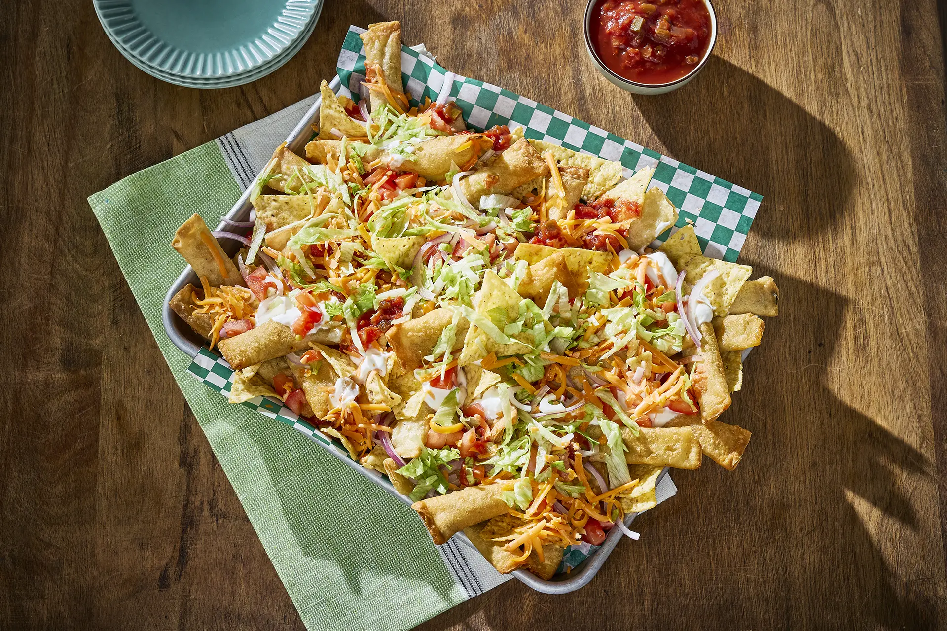 Walking Taco with Green Chile Chicken Firecrackers - Cuisine Adventures
