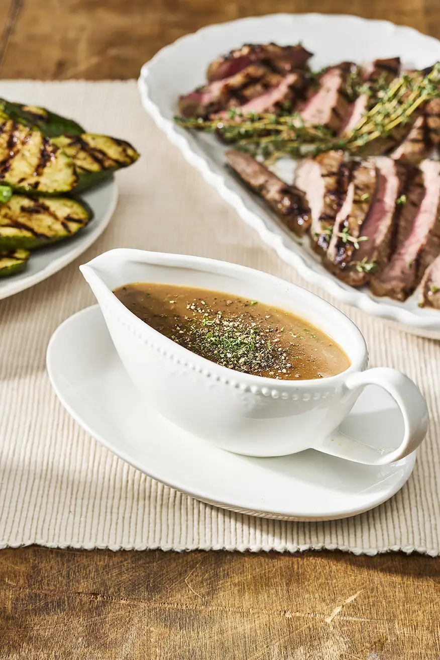 French Onion Soup Gravy - Cuisine Adventures